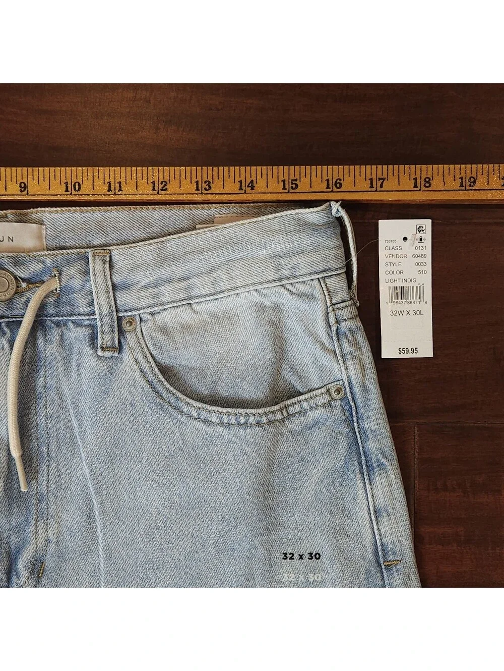 NWT Pacsun Extreme Baggy Jeans Men's 32x30 Blue Denim Oversized Leg Wide